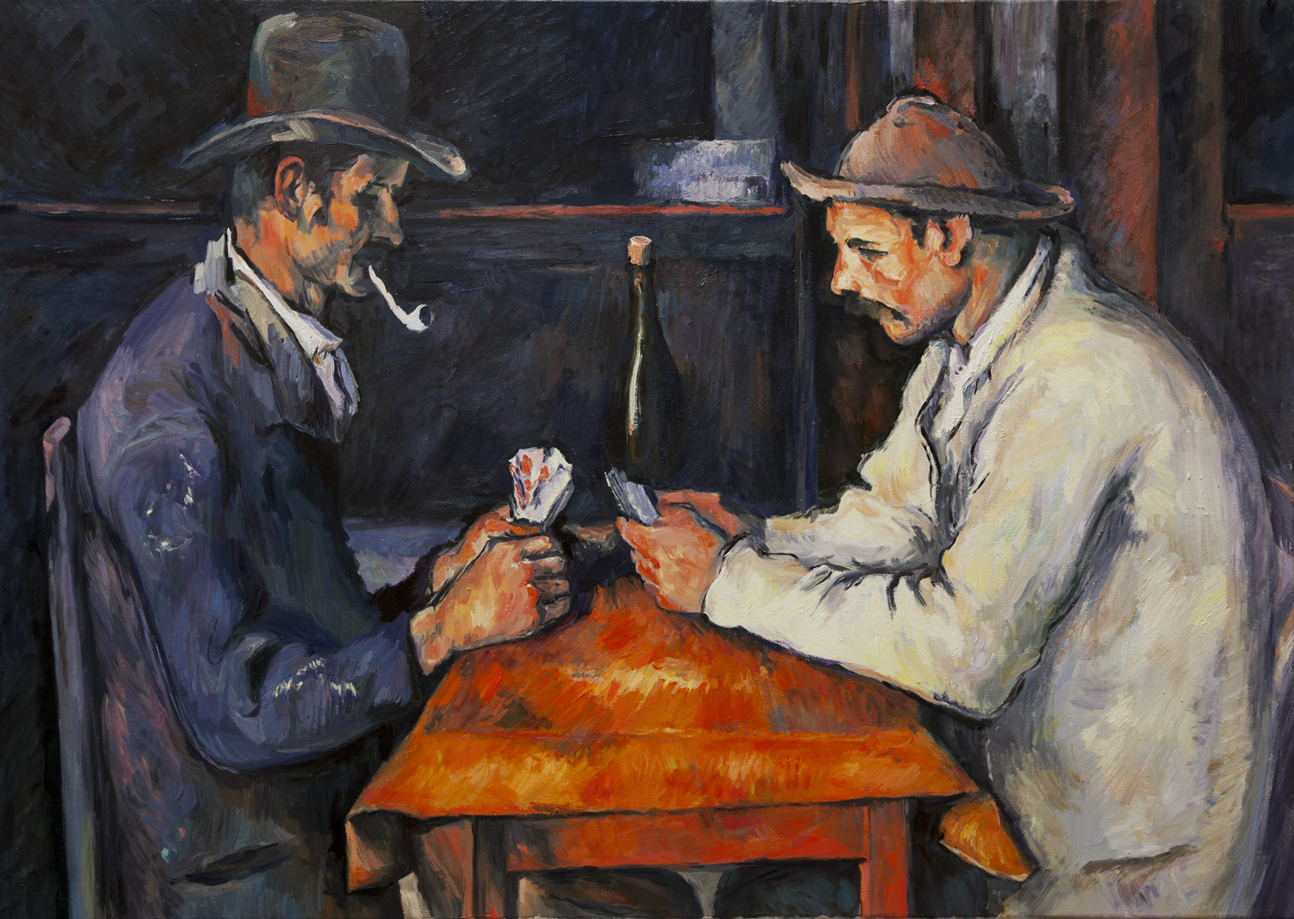 Игроки в карты. 2015 г. 