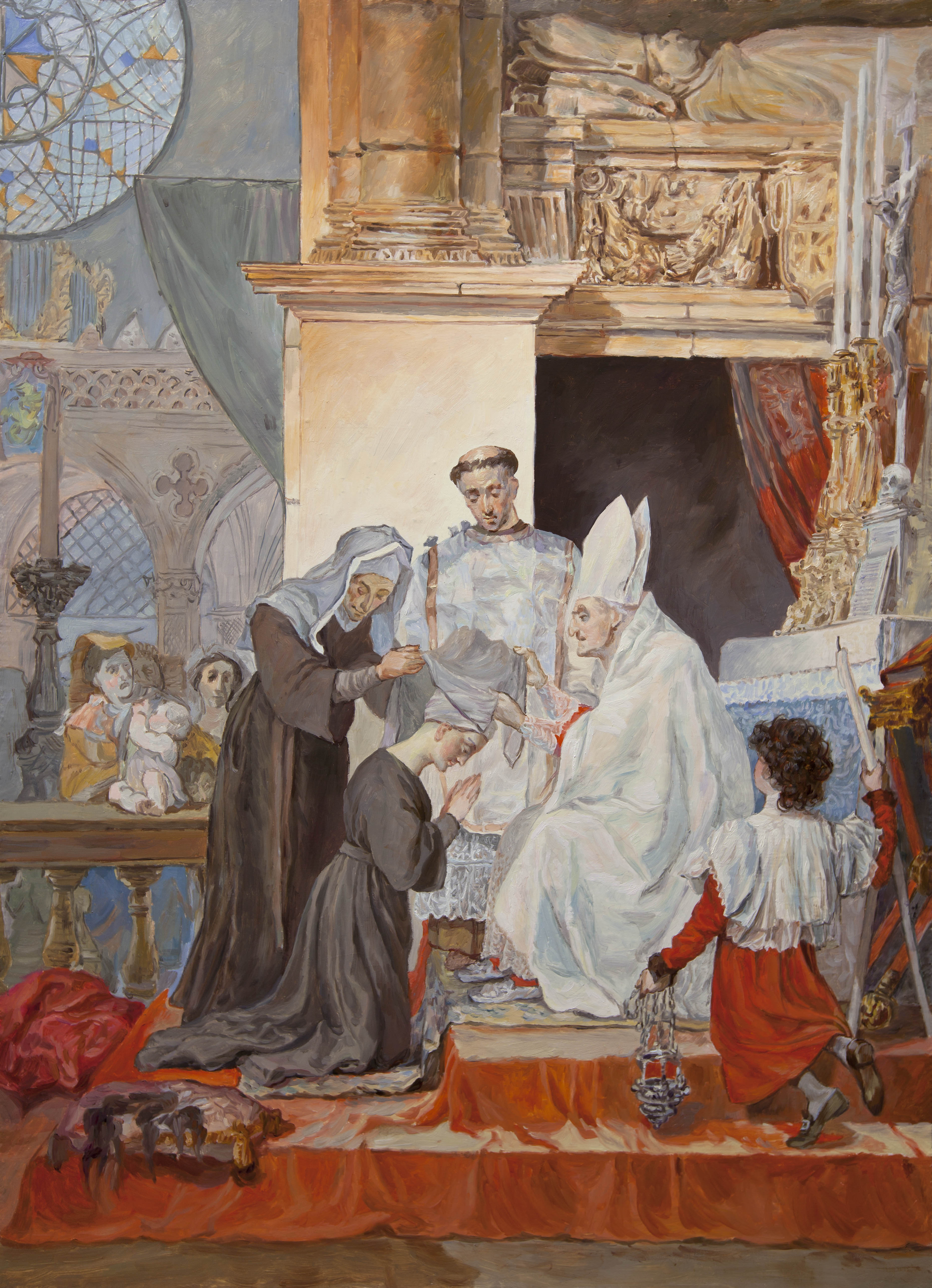 Пострижение монахини  в монастыре  ...