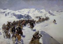 Переход князя Аргутинского через Кавказский хребет. 2013 г.