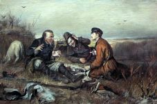 Охотники на привале. 2008 г.